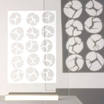 "Waben" Glas-Plastik ≈ 40cm