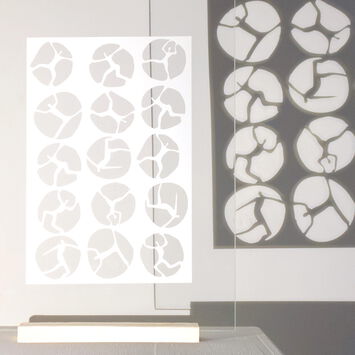 "Waben" Glas-Plastik ≈ 40cm