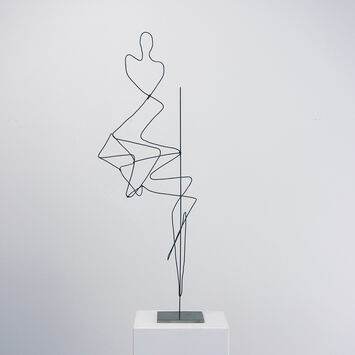 "exzentrisch" Draht-Plastik ≈ 60cm